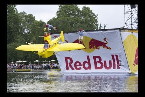 Flying Aquanauts at the Red Bull Flugtag tournament 